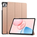 Gigapack Honor Pad 10 WIFI  tok álló, bőr hatású (aktív flip, oldalra nyíló, trifold, asztali tartó) rozéarany