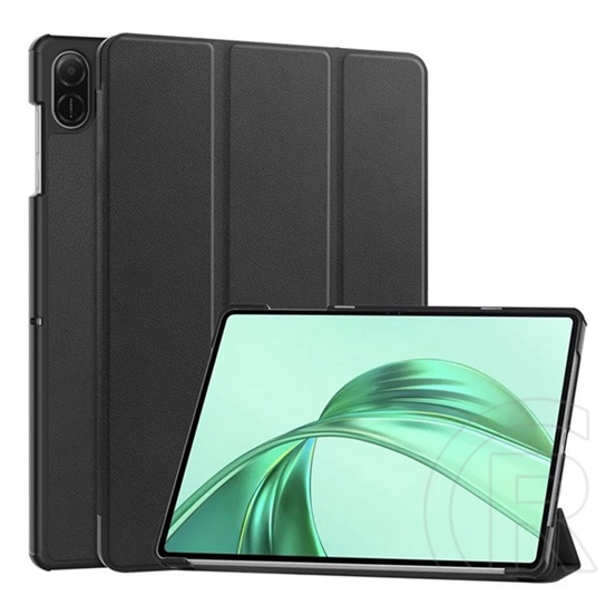 Gigapack Honor Pad X8a tok álló, bőr hatású (aktív flip, trifold, asztali tartó) fekete