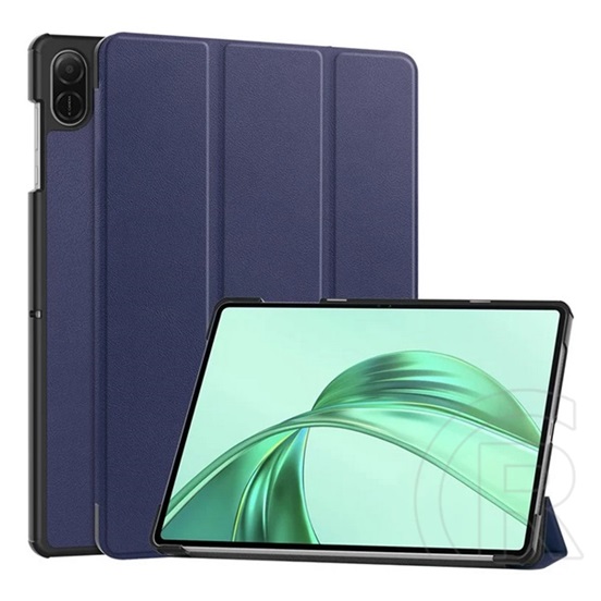 Gigapack Honor Pad X8a tok álló, bőr hatású (aktív flip, trifold, asztali tartó) sötétkék