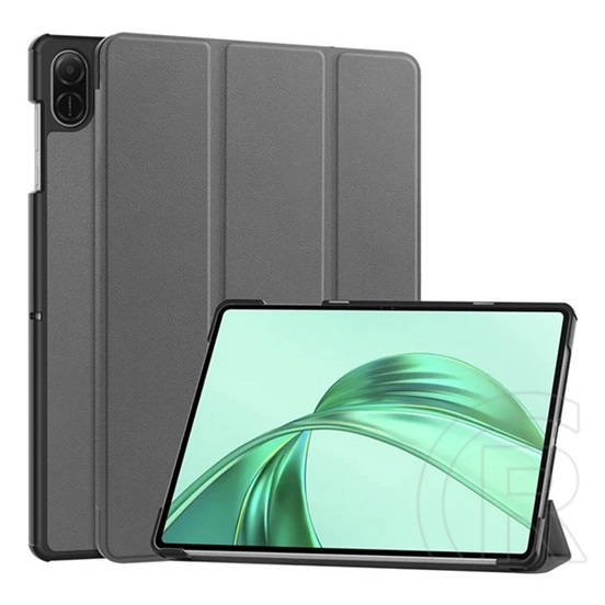 Gigapack Honor Pad X8a tok álló, bőr hatású (aktív flip, trifold, asztali tartó) sötétszürke