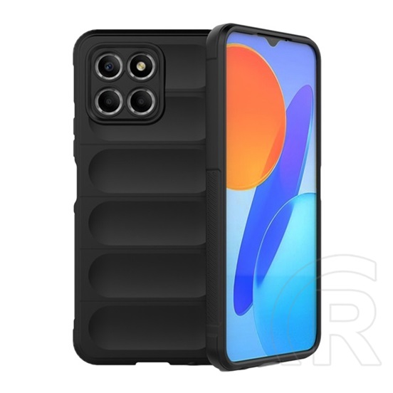 Gigapack Honor X6 (2022) szilikon telefonvédő (közepesen ütésálló, kamera védelem, 3d minta) fekete