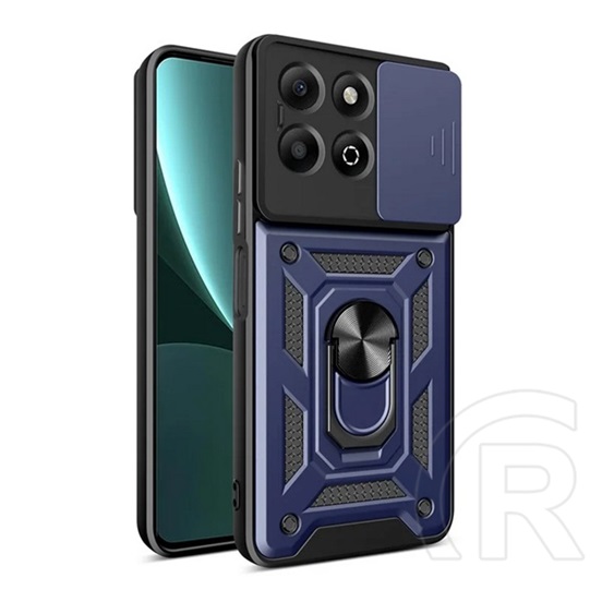 Gigapack Honor X6b defender szilikon telefonvédő (ütésállóság, tartógyűrű, kameravédő) sötétkék