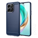 Gigapack Honor X6b szilikon telefonvédő (ütésállóság, légpárnás sarok, szálcsiszolt, karbon minta) sötétkék
