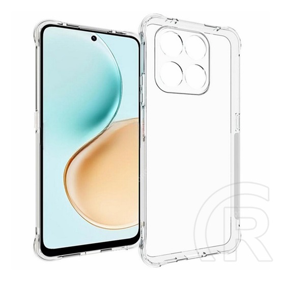 Gigapack Honor X7d 4G  szilikon telefonvédő (ütésállóság, légpárnás sarok) átlátszó