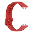 Gigapack Huawei Band 11 Pro pótszíj (egyedi méret, szilikon) piros