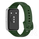 Gigapack Huawei Band 11 Pro pótszíj (egyedi méret, szilikon) sötétzöld