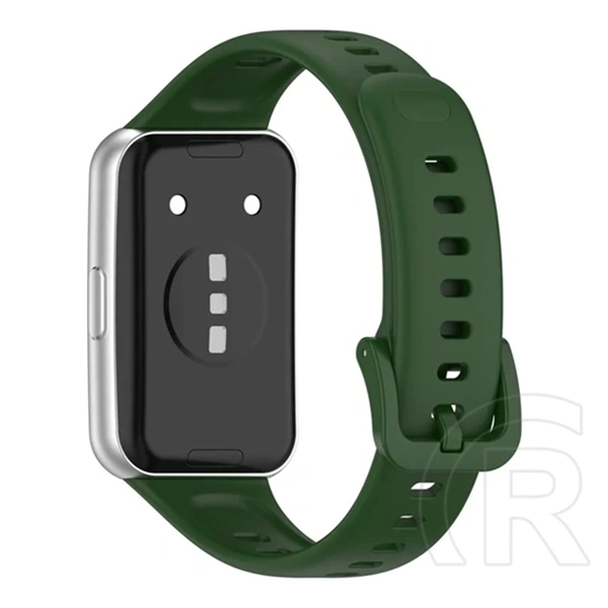Gigapack Huawei Band 11 Pro pótszíj (egyedi méret, szilikon) sötétzöld