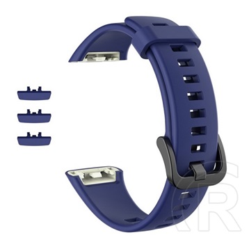 Gigapack Huawei Band 6 pótszíj (egyedi méret, szilikon, állítható) sötétkék
