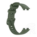 Gigapack Huawei Band 8 pótszíj (egyedi méret, szilikon) sötétzöld
