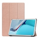 Gigapack Huawei MatePad 11 WIFI (DBY-W09) tok álló (aktív Flip, oldalra nyíló, TRIFOLD asztali tartó funkció) rozéarany