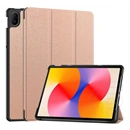Gigapack Huawei MatePad SE 11 tok álló, bőr hatású (aktív flip, oldalra nyíló, trifold, asztali tartó) rozéarany