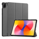 Gigapack Huawei MatePad SE 11 tok álló, bőr hatású (aktív flip, oldalra nyíló, trifold, asztali tartó) sötétszürke
