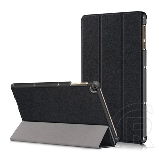Gigapack Huawei MatePad T10 WIFI (AGR-W09) tok álló (aktív Flip, oldalra nyíló, TRIFOLD asztali tartó funkció) fekete