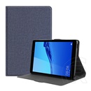 Gigapack Huawei MatePad T8 WIFI tok álló (Flip, oldalra nyíló, textil hatás) kék