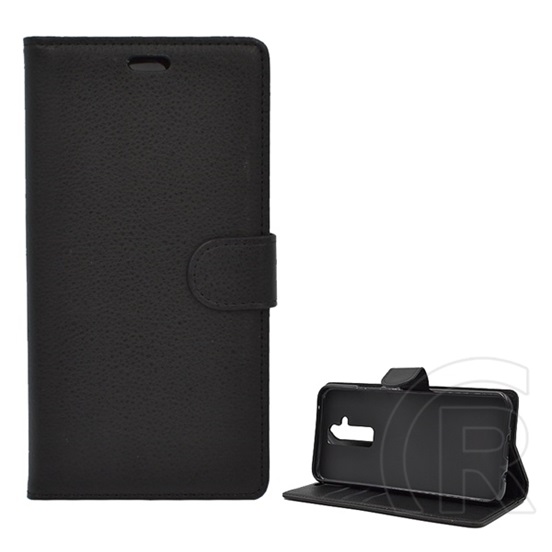 Gigapack Huawei Mate 20 Lite tok álló (Flip, oldalra nyíló, prémium) fekete