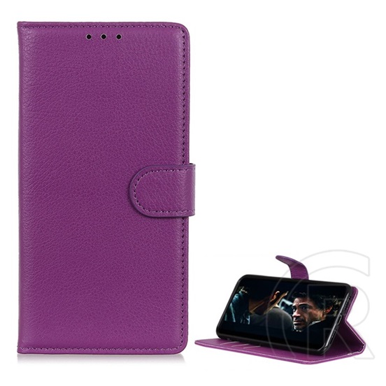 Gigapack Huawei Mate 30 tok álló (Flip, oldalra nyíló, prémium) lila