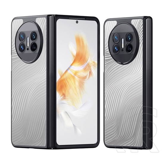 Gigapack Huawei Mate X3 Dux Ducis aimo védő (közepesen ütésálló,  keret, kamera védelem, matt, hullám minta) fekete