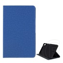 Gigapack Huawei MediaPad M6 8.4 WIFI tok álló (Flip, oldalra nyíló, textil hatás) kék
