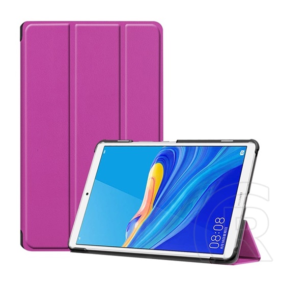 Gigapack Huawei MediaPad M6 8.4 WIFI tok álló (aktív Flip, oldalra nyíló, TRIFOLD asztali tartó funkció) lila