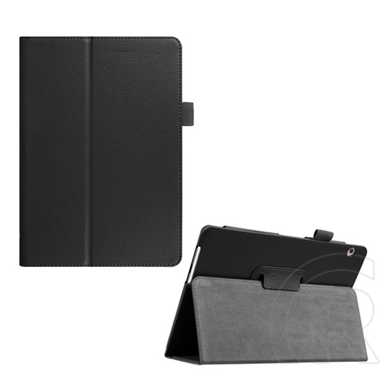 Gigapack Huawei Mediapad T3 10 WIFI tok álló (Flip, oldalra nyíló, prémium) fekete