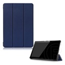 Gigapack Huawei Mediapad T5 10 WIFI tok álló (Flip, oldalra nyíló, TRIFOLD asztali tartó funkció) sötétkék