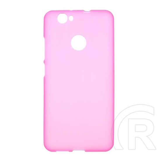 Gigapack Huawei Nova szilikon telefonvédő (matt, rózsaszín)