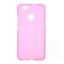 Gigapack Huawei Nova szilikon telefonvédő (matt, rózsaszín)