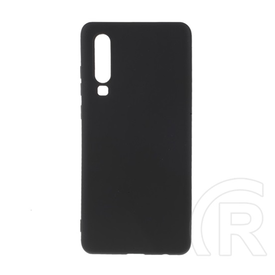 Gigapack Huawei P30 szilikon telefonvédő (matt, fekete)