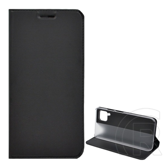 Gigapack Huawei P40 Lite 4G / Nova 6 SE tok álló (Flip, oldalra nyíló, műanyag belső) fekete