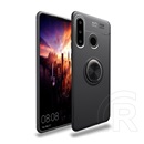 Gigapack Huawei P40 Lite E / Y7p szilikon telefonvédő (asztali tartó funkció, 360°-ban forgatható) fekete