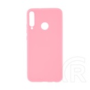 Gigapack Huawei P40 Lite E szilikon telefonvédő (matt, rózsaszín)