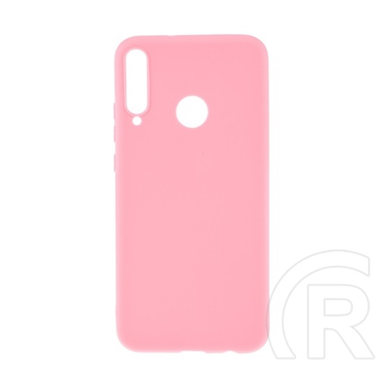 Gigapack Huawei P40 Lite E szilikon telefonvédő (matt, rózsaszín)