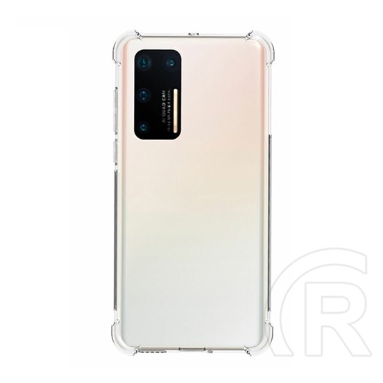 Gigapack Huawei P40 Szilikon telefonvédő (közepesen ütésálló, légpárnás keret, átlátszó)