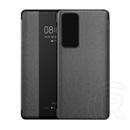 Gigapack Huawei P40 tok álló (aktív Flip, oldalra nyíló, textil minta) fekete