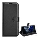 Gigapack Huawei P60 Pro tok álló, bőr hatású (flip, oldalra nyíló, asztali tartó funkció, prémium) fekete