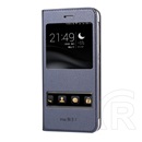 Gigapack Huawei P9 Lite Mini tok álló (Flip, oldalra nyíló, Dual View Window) sötétkék