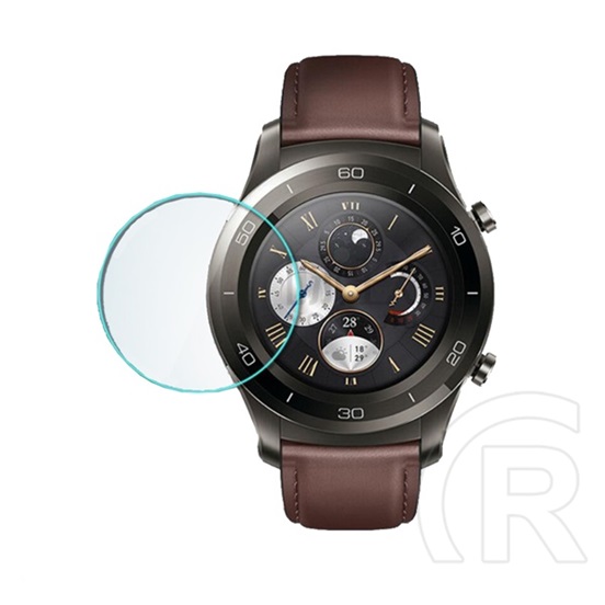 Gigapack Huawei Watch 2 Pro Képernyővédő üveg (2.5D lekerekített szél, karcálló, 9H, NEM íves) átlátszó