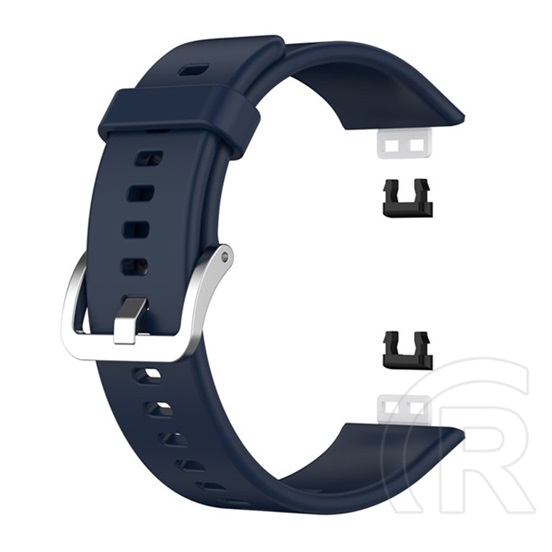 Gigapack Huawei Watch Fit pótszíj (egyedi méret, szilikon, állítható) sötétkék