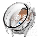 Gigapack Huawei Watch GT 6 46mm műanyag keret (bumper, ütésállóság + kijelzővédő üveg) átlátszó