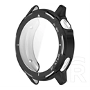 Gigapack Huawei Watch GT Runner 2 műanyag keret (bumper, ütésállóság + kijelzővédő üveg) fekete