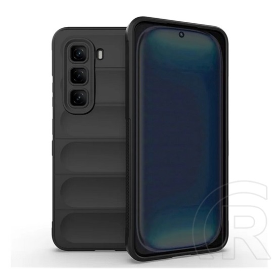 Gigapack Infinix Hot 50 Pro 4G (X6881) szilikon telefonvédő (ütésállóság, kameravédő, 3d) fekete