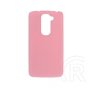 Gigapack LG G2 mini (D620) műanyag telefonvédő (gumírozott) rózsaszín