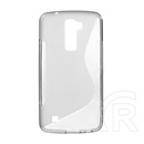 Gigapack LG K10 szilikon telefonvédő (S-line, szürke)