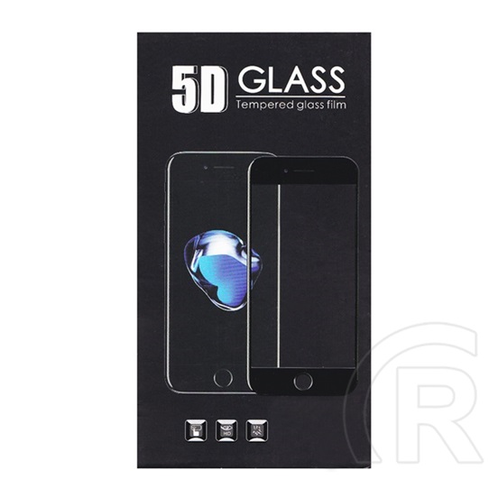 Gigapack LG K40S (LMX430) Képernyővédő üveg (5D full glue, íves, teljes felületén tapad, karcálló, 0.3 mm, 9H) fekete