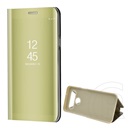 Gigapack LG K61 (K610) tok álló (aktív Flip, oldalra nyíló, tükrös felület) arany