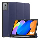 Gigapack Lenovo Idea Tab (TB336FU)  tok álló, bőr hatású (flip, trifold, asztali tartó, ceruza tartó) sötétkék