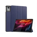 Gigapack Lenovo Tab K11 Plus (TB352) tok álló, bőr hatású (aktív flip, oldalra nyíló, trifold, asztali tartó) sötétkék