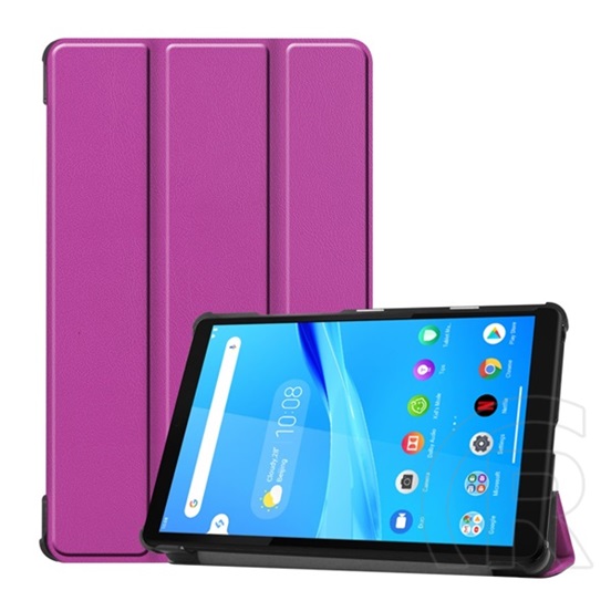 Gigapack Lenovo Tab M8 (TB-8505X) LTE tok álló (Flip, oldalra nyíló, TRIFOLD asztali tartó funkció) lila