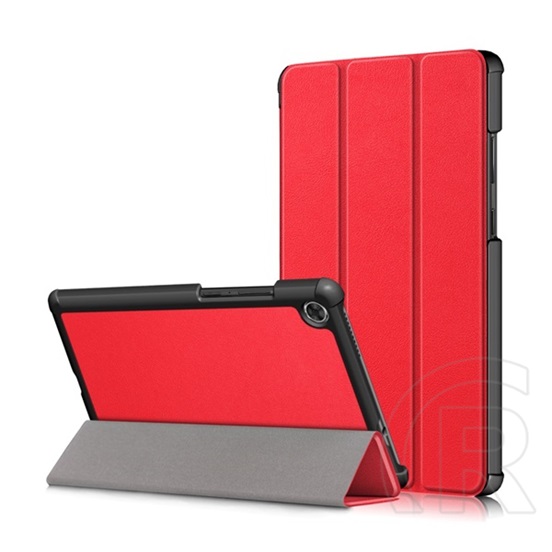 Gigapack Lenovo Tab M8 (TB-8505X) LTE tok álló (Flip, oldalra nyíló, TRIFOLD asztali tartó funkció) piros