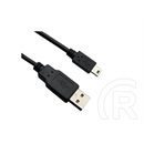 Gigapack Mini-USB adat-és töltőkábel 1 m (fekete)
